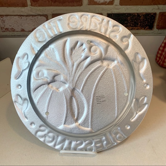 Vintage 13” Decorative Fall Platter - Picture 2 of 2